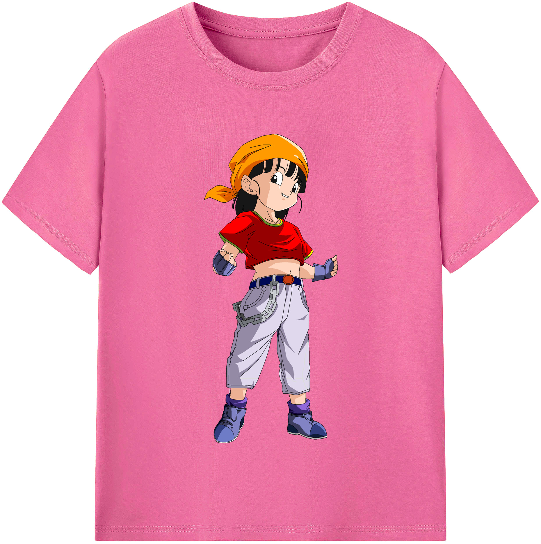 （画像用） ドラゴンボール パン DRAGON BALL Pan レディースカジュアルプリントTシャツ（綿100％）